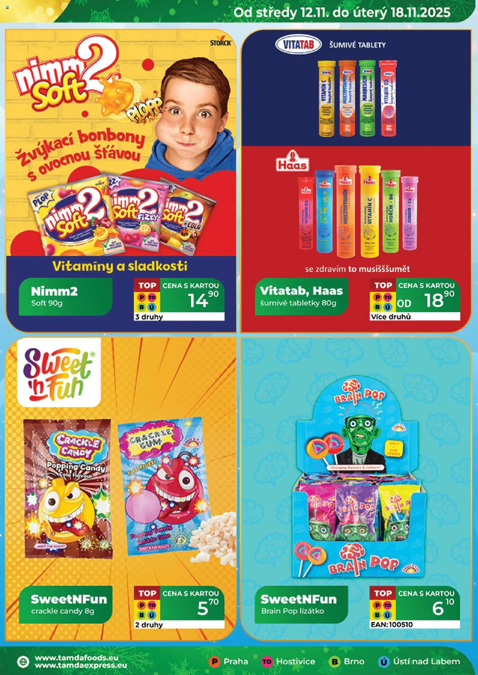 Tamda Foods leták od 12.11.2025 | Strana: 9 | Produkty: Vitamin c, Hořčík, Bonbóny, Sladkosti