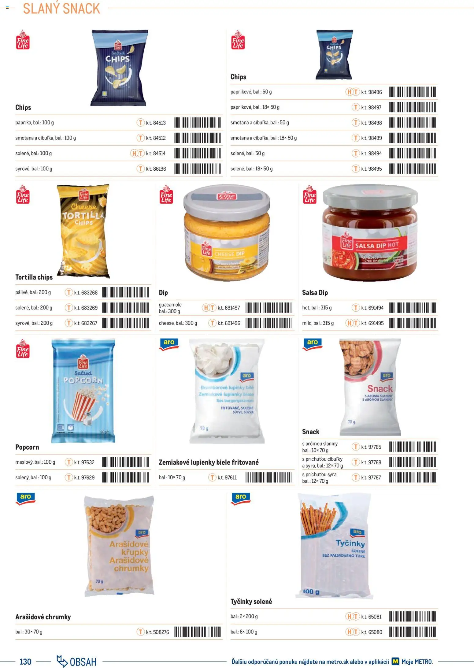 Nové Metro akcie – leták je platný od 01.01.2025 | Strana: 130 | Produkty: Tortilla, Smotana