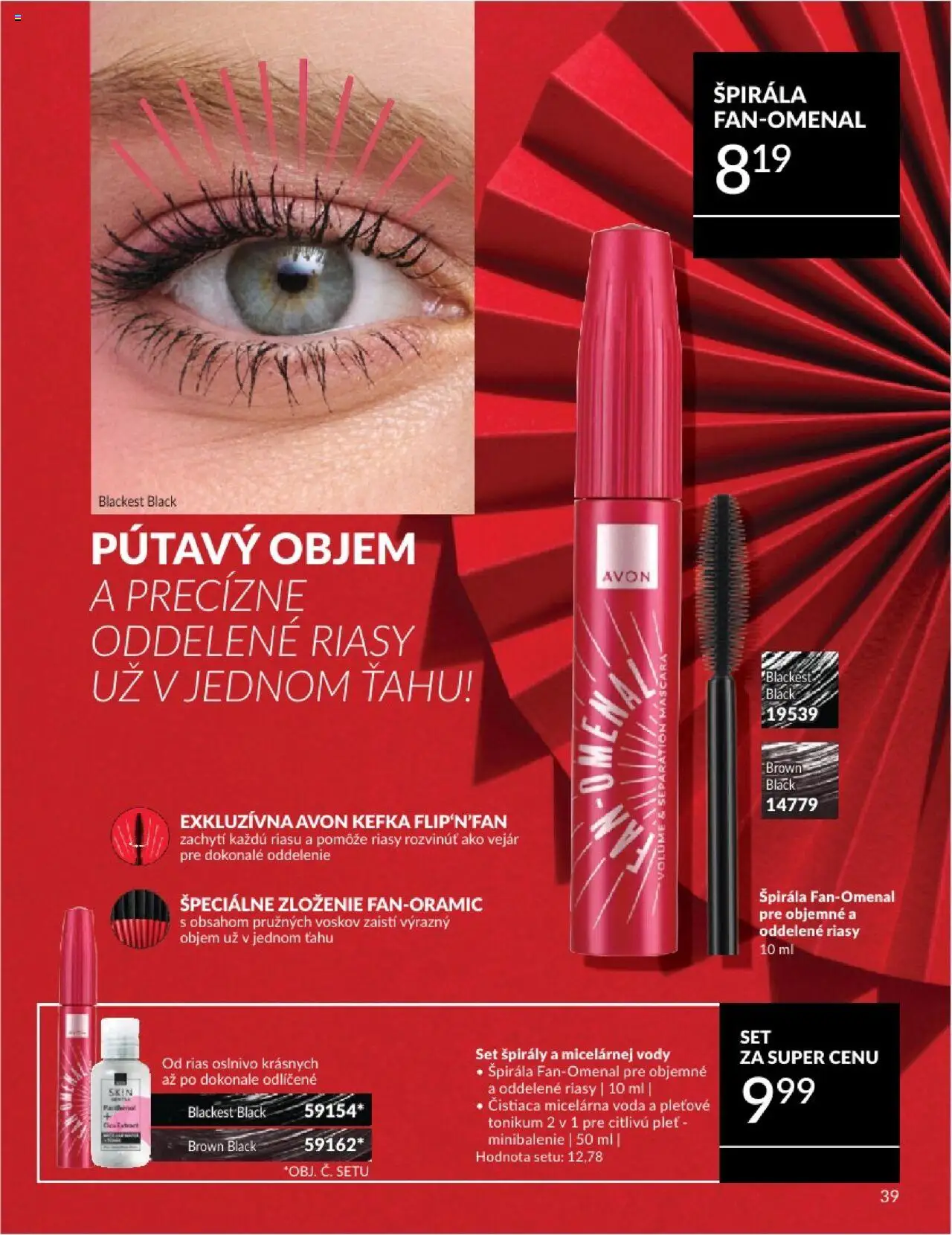 Katalóg Avon 2025 │ platný od 01.08.2025 | Strana: 39 | Produkty: Voda