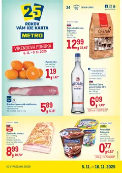 Metro leták platný od 05.11.2025