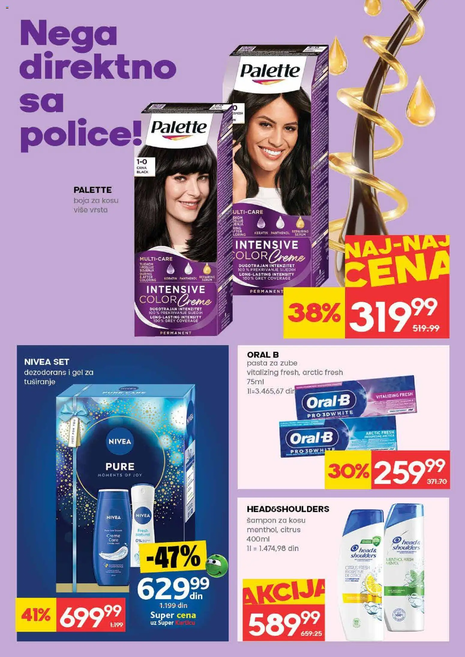 Idea katalog - važi od 12.02.2026 | Strana: 26 | Proizvode: Nivea, Šampon, Dezodorans, Pasta za zube