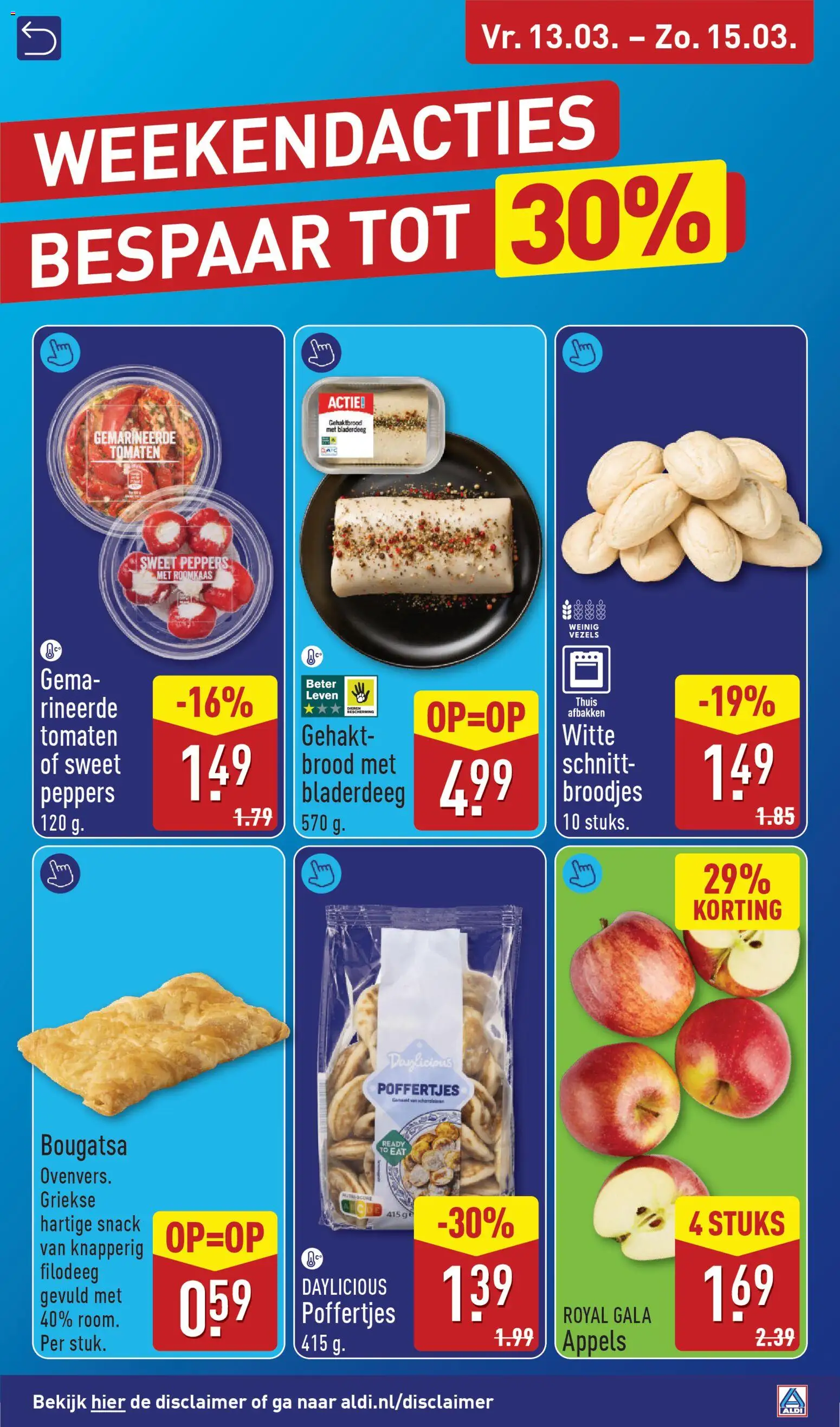 {H1} | Pagina: 61 | Producten: Brood, Appels, Tomaten, Roomkaas