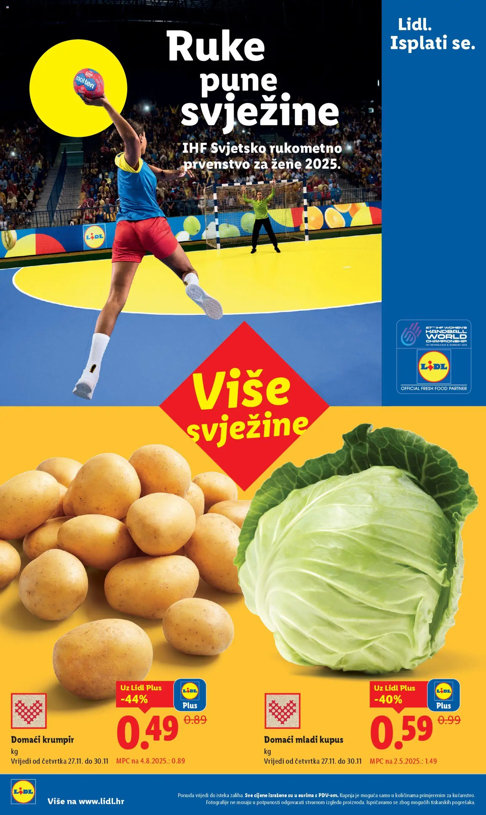 Lidl katalog | vrijedi od 27.11.2025 | Stranica: 14 | Proizvodi: Krumpir, Kupus