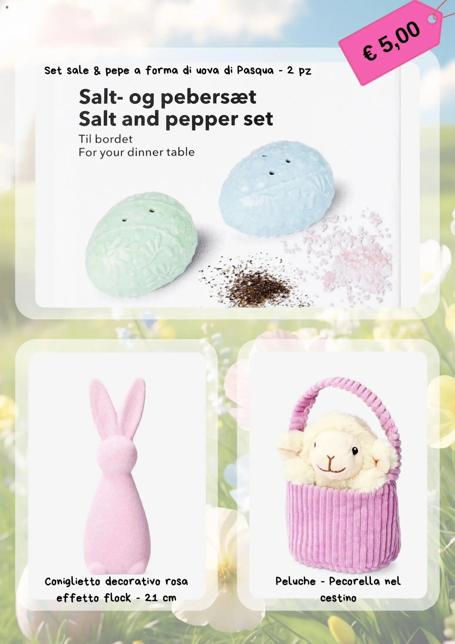 Volantino Flying Tiger del 16.03.2026 | Pagina: 5 | Prodotti: Peluche, Uova, Sale, Pepe