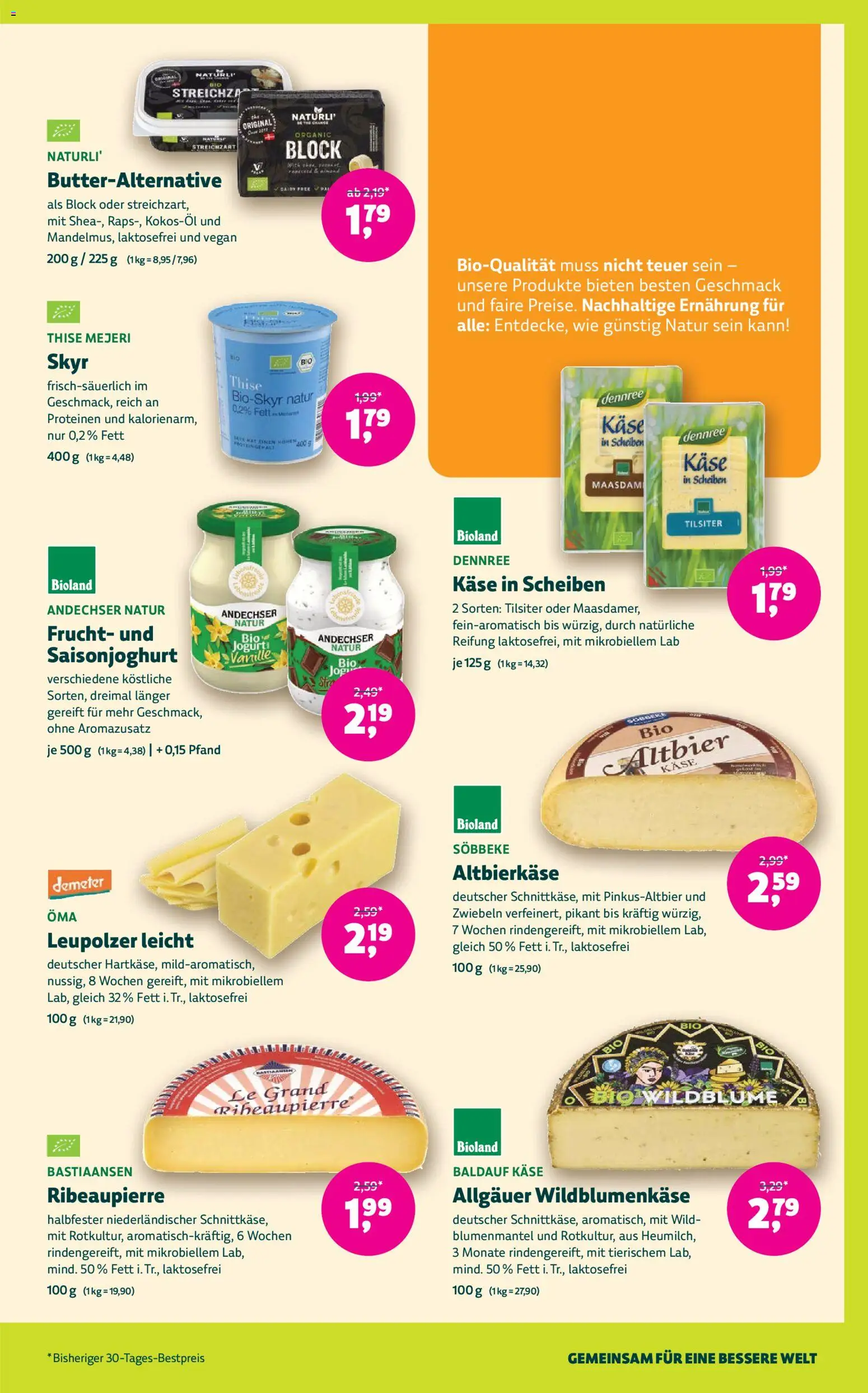 BioMarkt Prospekt – gültig ab 28.01.2026 | Seite: 7 | Produkte: Käse, Skyr, Zwiebeln