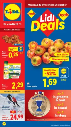 Lidl - Folder - Houten - Voorbeeld van een folder van Lidl, geldig van 20.10.2025