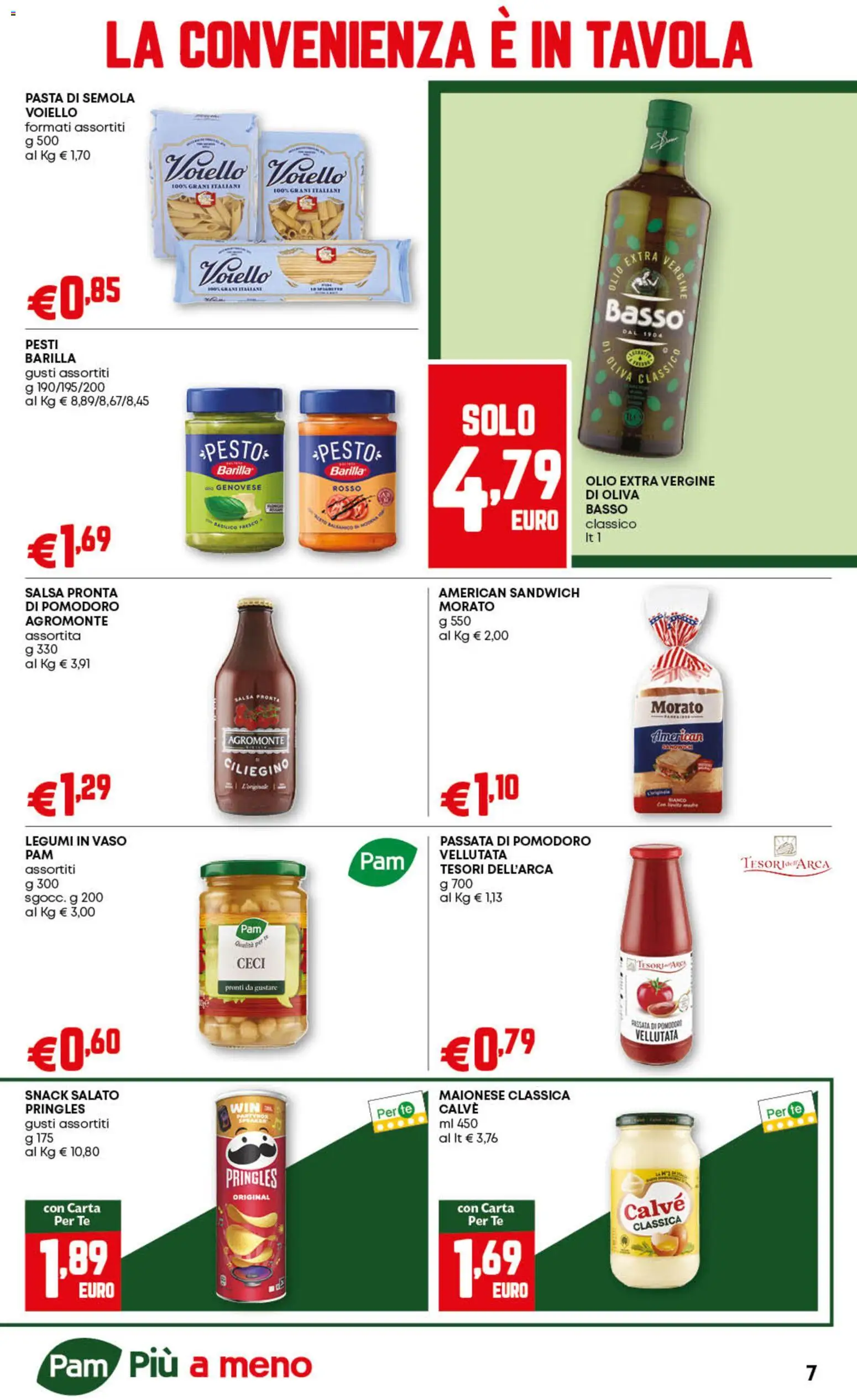 Volantino Panorama del 23.10.2025 | Pagina: 7 | Prodotti: Legumi, Pomodoro, Pesto, Basilico