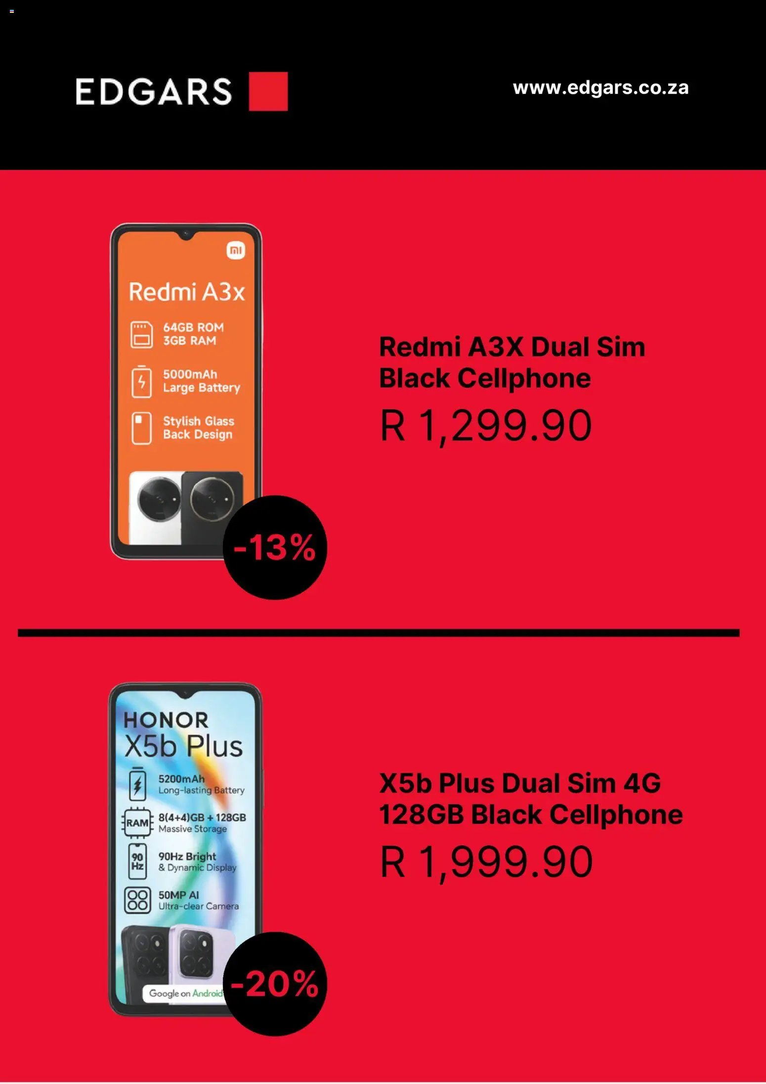 New Edgars catalogue – valid from 15.11.2025 | Page: 6 | Products: Sim, Camera, Battery