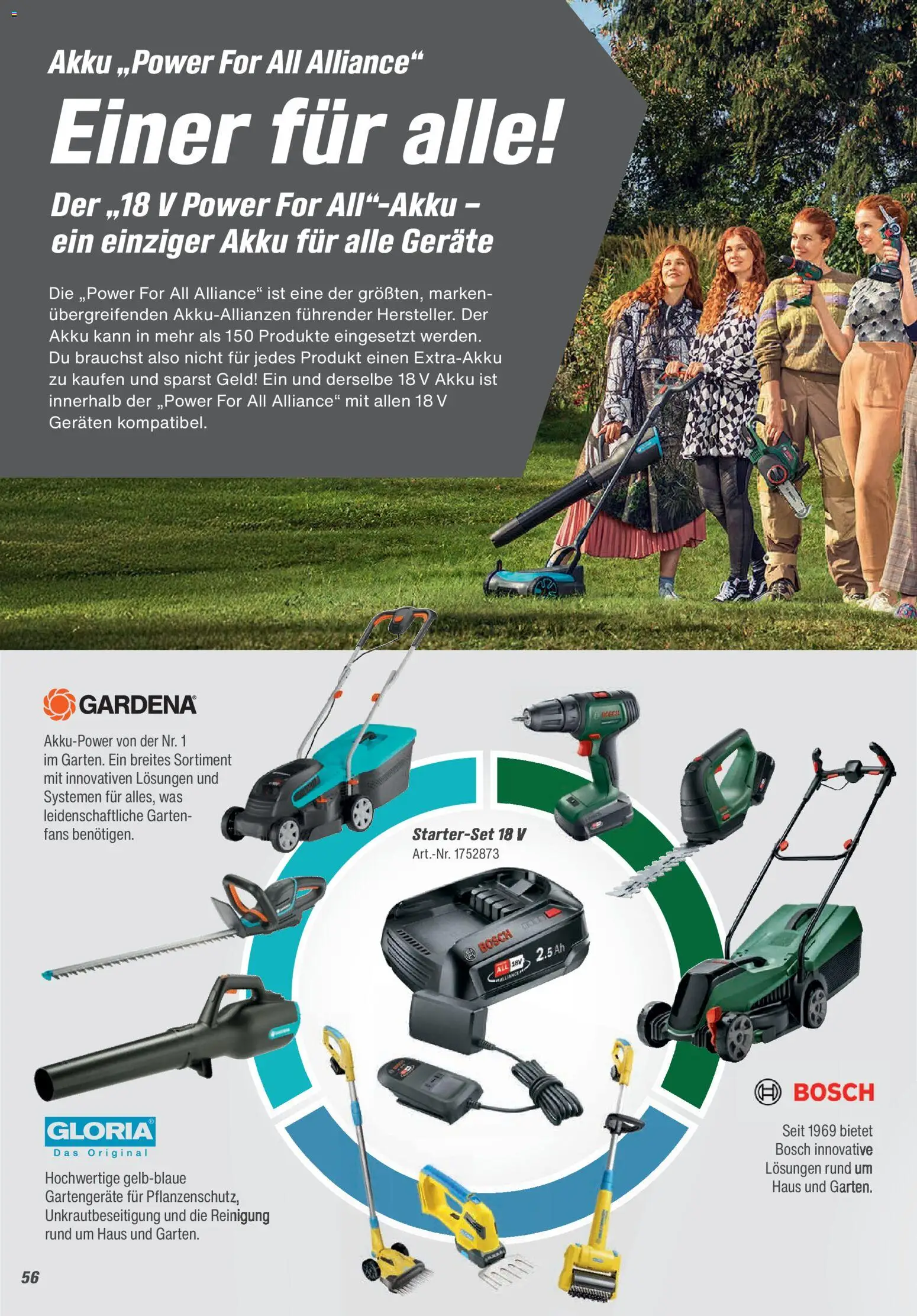 Toom Baumarkt Gartenpflege & Teich 2026 – gültig ab 20.02.2026 | Seite: 56 | Produkte: Bosch