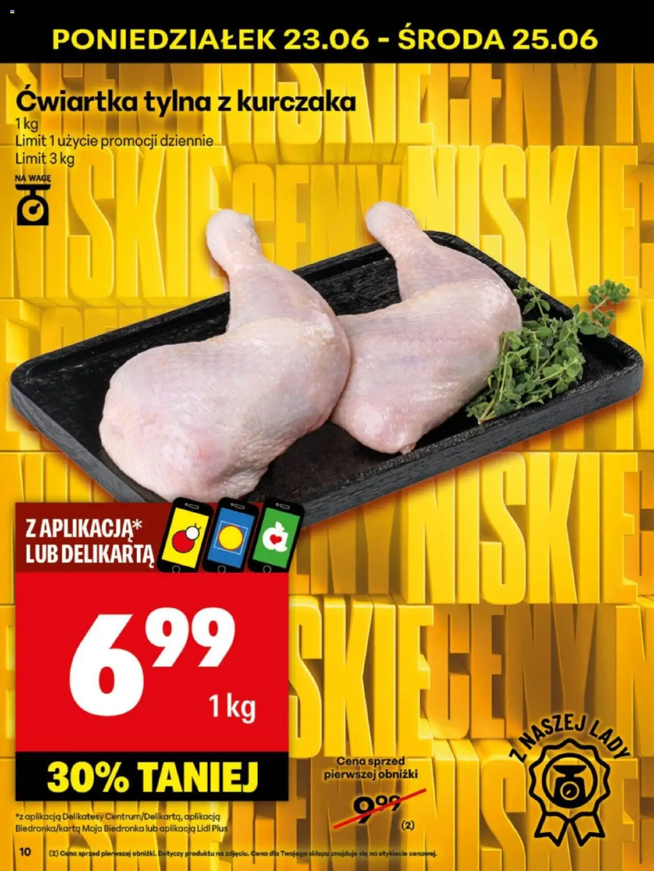 Delikatesy Centrum Gazetka - Sklepy Własne od 23.06.2025 | Strona: 10 | Produkty: Delikatesy