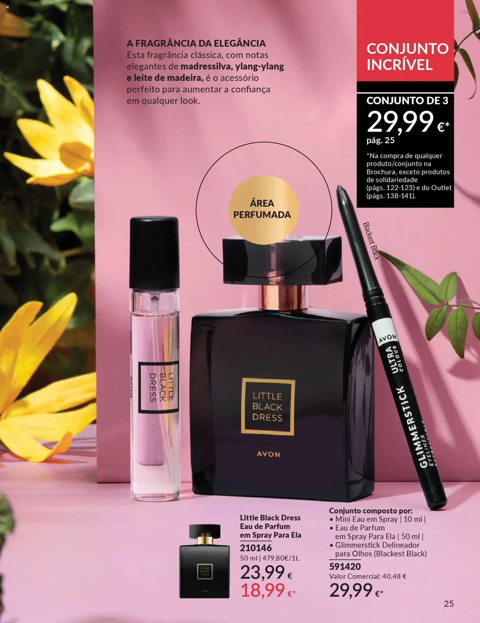 Catálogo Avon Campanha 3 │ válido de 01.03.2026 | Página: 25 | Produtos: Perfume, Fragrância, Delineador, Leite