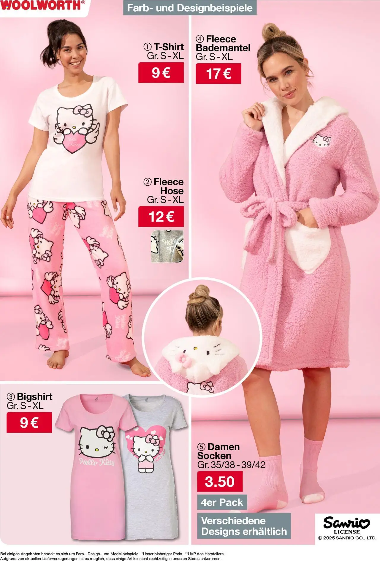 Woolworth Flugblatt gültig ab 05.09.2025 | Seite: 19 | Produkte: Hose, Socken, Bademantel