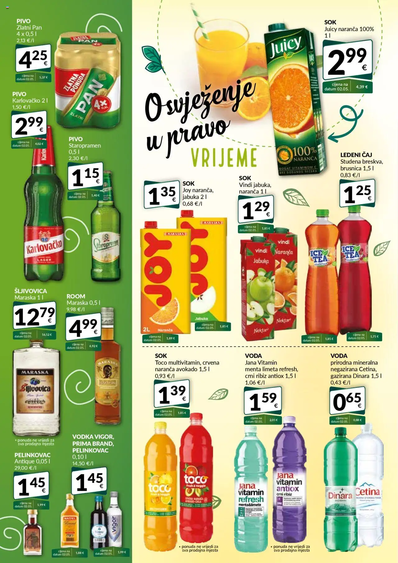 Bakmaz katalog | vrijedi od 23.10.2025 | Stranica: 6 | Proizvodi: Pelinkovac, Pivo, Avokado, Limeta