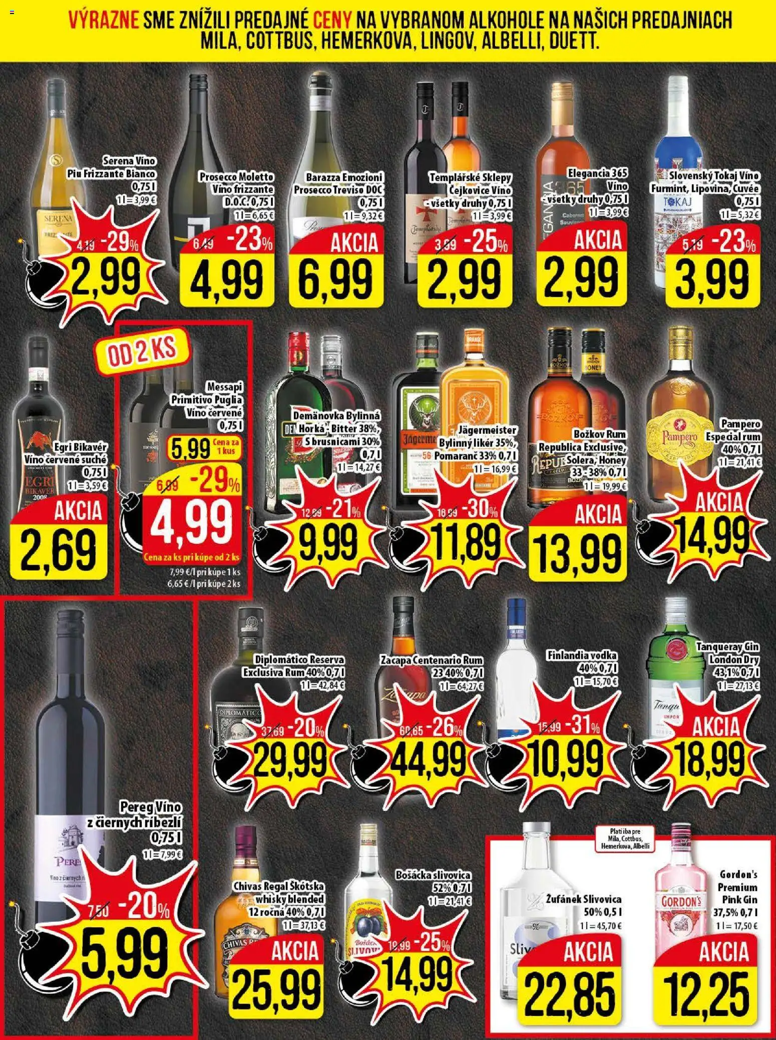 Nové Klas akcie – leták je platný od 12.01.2026 | Strana: 19 | Produkty: Regál, Víno, Bošácka slivovica