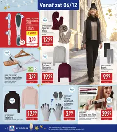 Aldi folder week 48 - Voorbeeld van een folder van Aldi, geldig van 01.12.2025 | Pagina: 34 | Producten: Schoenen, Sjaal, Stijltang, Trui