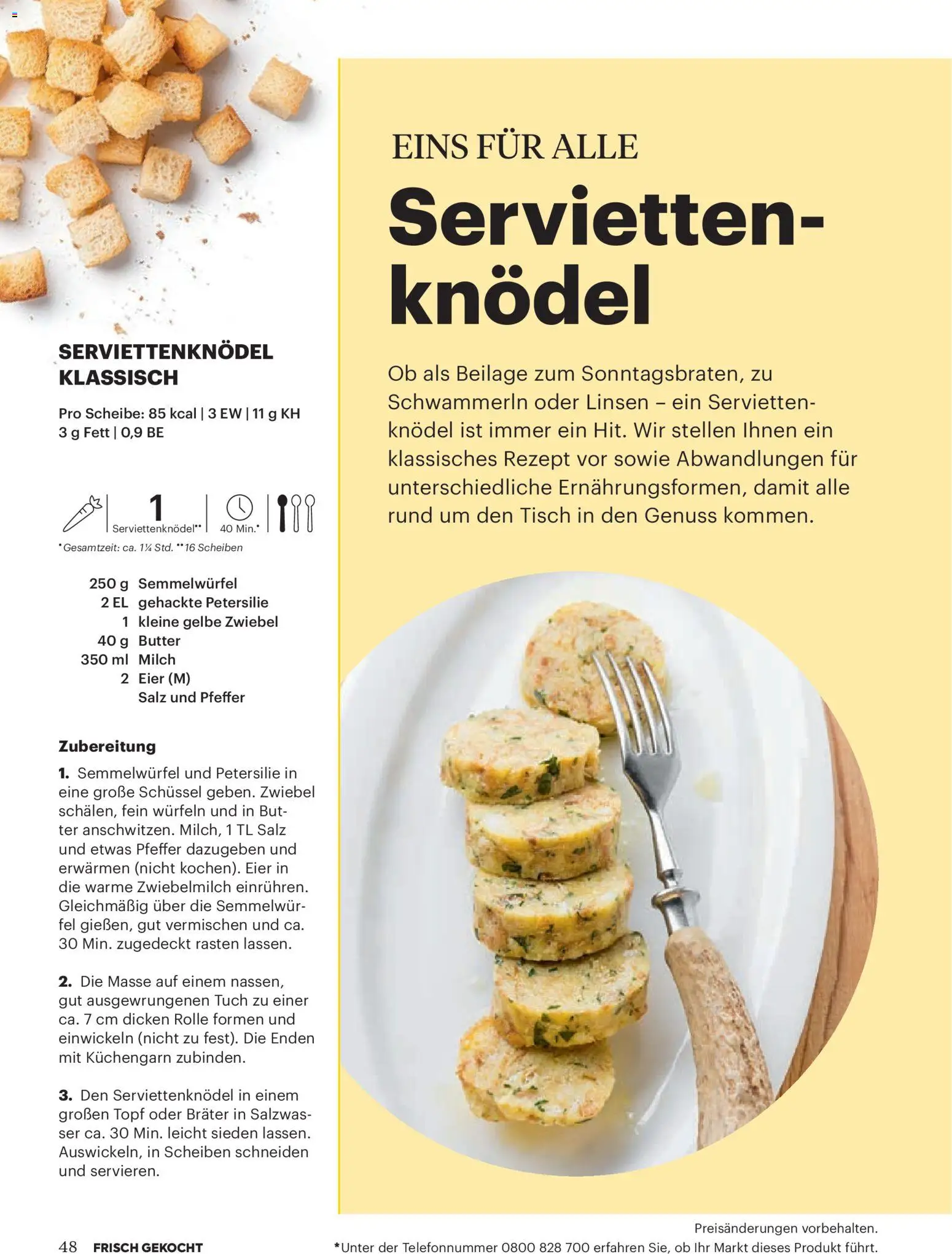 Billa  Frisch Gekocht gültig ab 01.01.2026 | Seite: 44 | Produkte: Salz, Pfeffer, Butter, Eier