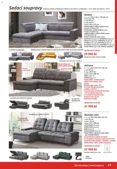 Náhled letáku ORFA nábytek katalog 2025-2026 od 01.10.2025 | Strana: 21 | Produkty: Polštářky, Taburet, Repelent, Barvy