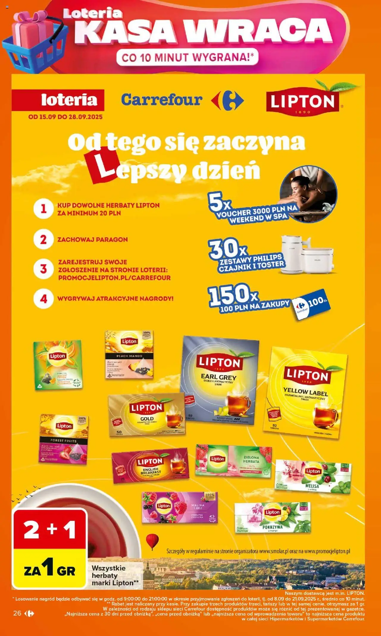 Carrefour Gazetka od 15.09.2025 | Strona: 26 | Produkty: Mango, Malina, Czajnik, Melisa