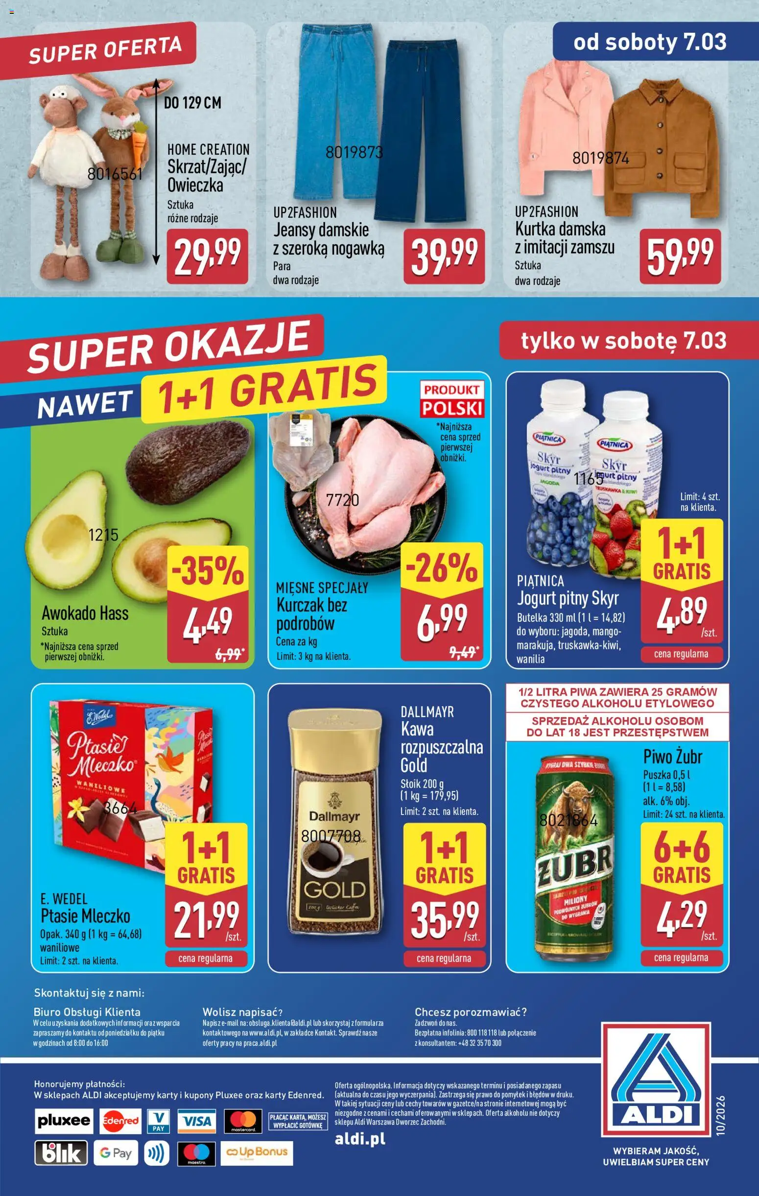 Aldi Polsko leták od 02.03.2026 | Strana: 41 | Produkty: Mango, Jogurt, Zubr, Kiwi