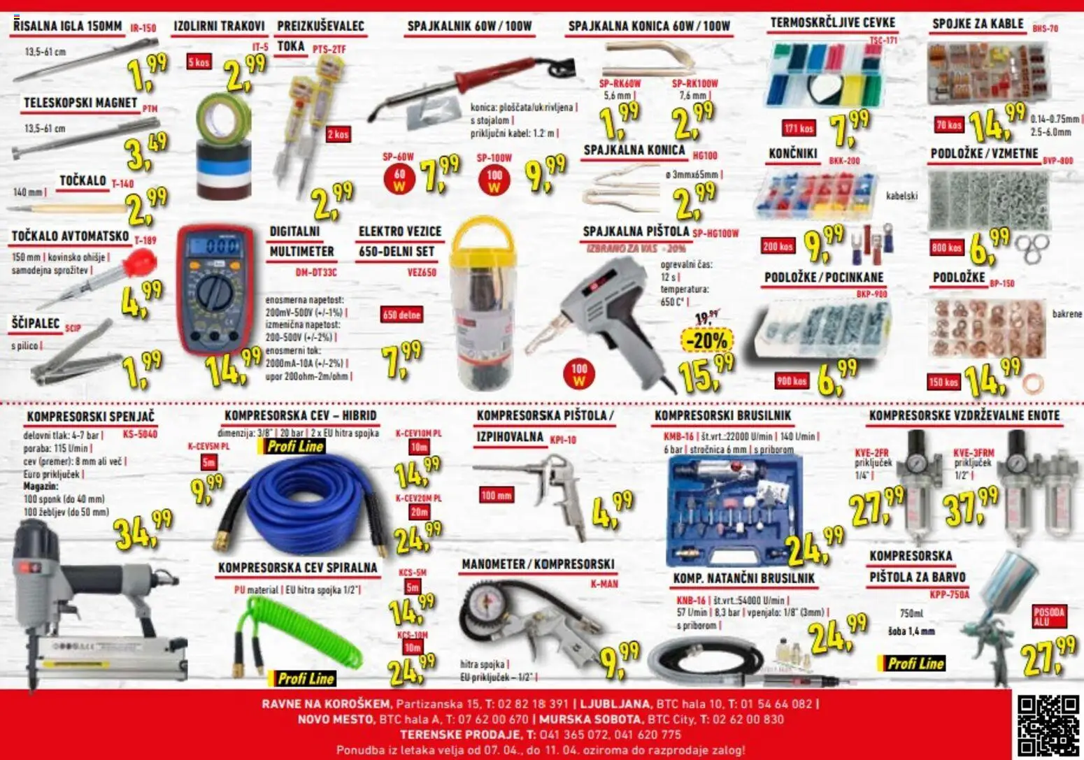 Novi Inter Diskont katalog ponudbe – veljaven od 07.04.2026 | Stran: 2 | Izdelki: Kabel, Kos, Brusilnik