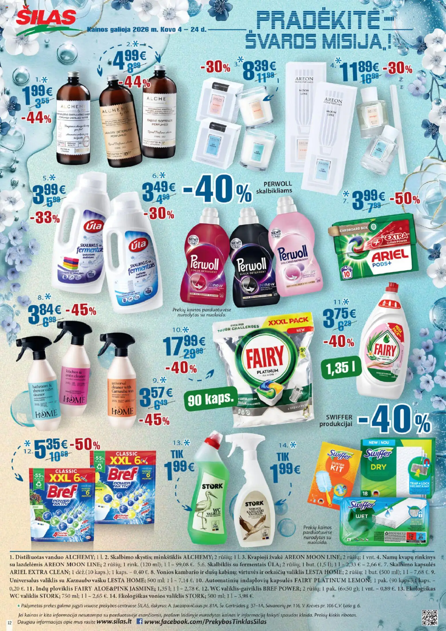 Šilas akcijos nuo 04.03.2026 | Puslapis: 12 | Prekių: Wc, Ploviklis