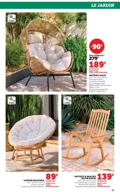 Hyper U - Prévisualisation de Hyper U - La maison à prix bas valide à partir de 03.02.2026 | Page: 31 | Produits: Poudre, Fauteuil, Huile