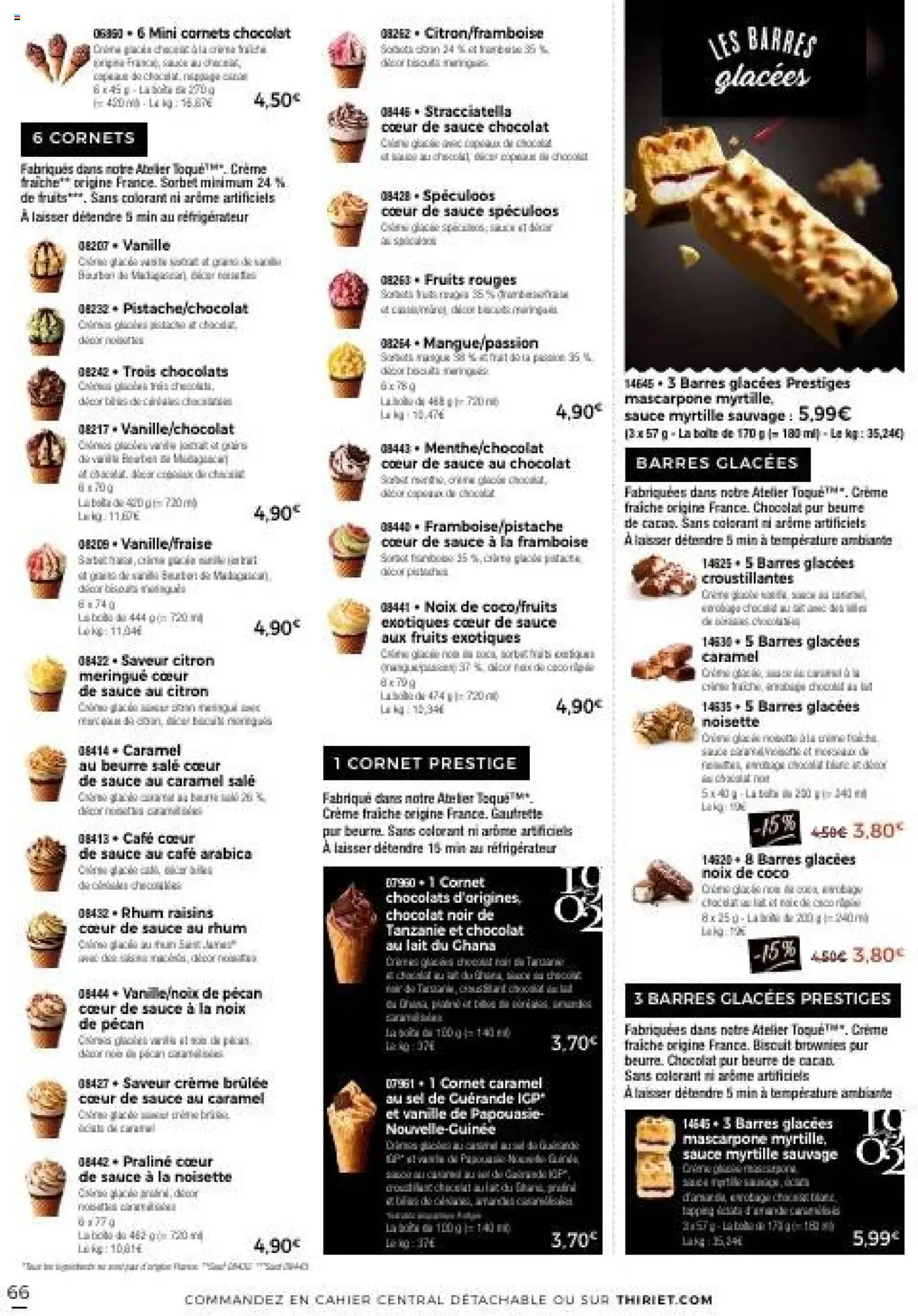 {H1} | Page: 66 | Produits: Noix de coco, Réfrigérateur, Café, Chocolat
