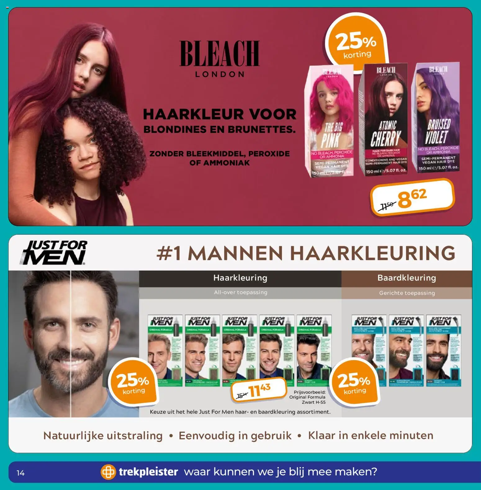{H1} | Pagina: 14 | Producten: Haarkleur