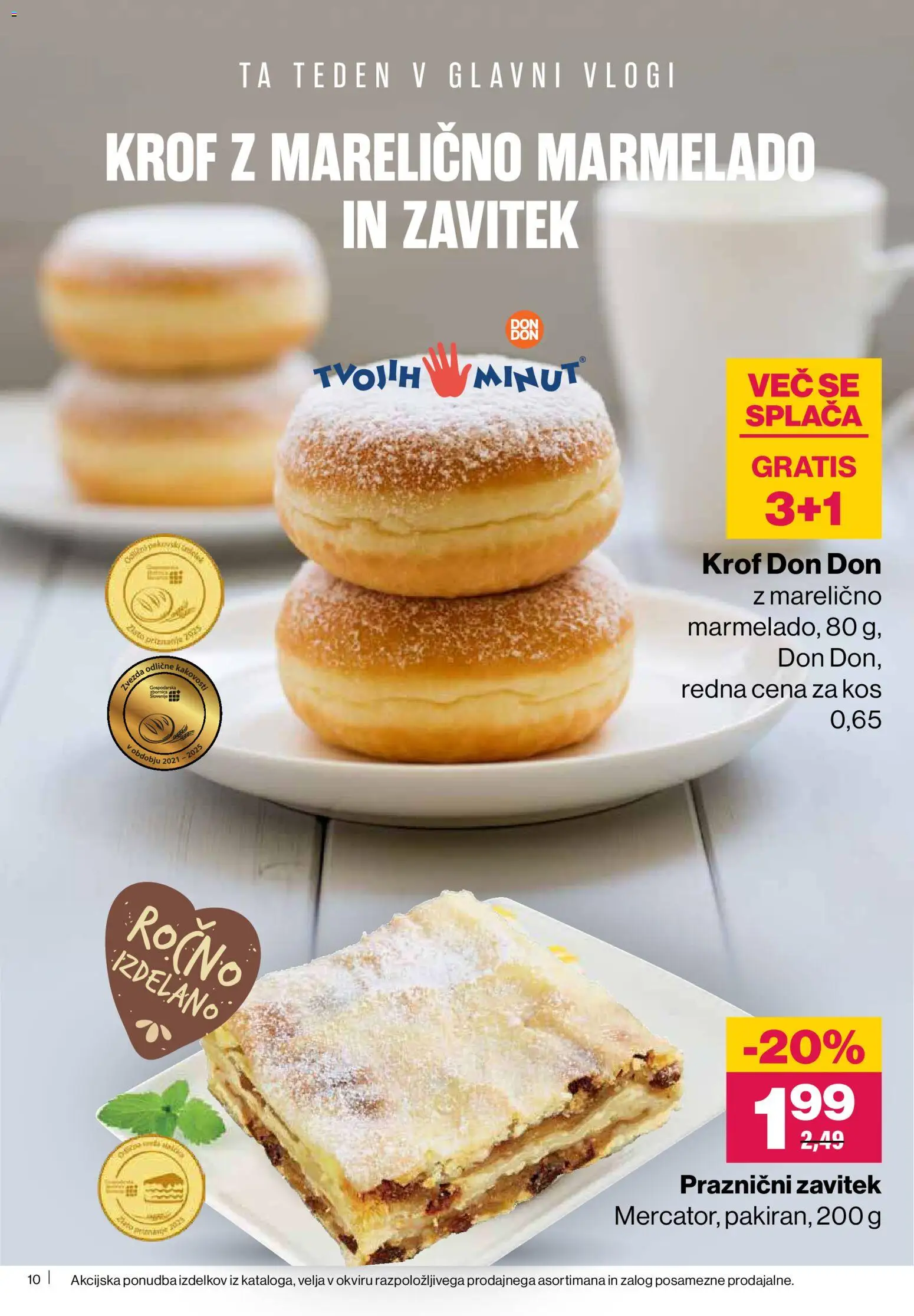 Novi Mercator katalog ponudbe – veljaven od 15.01.2026 | Stran: 10 | Izdelki: Kos