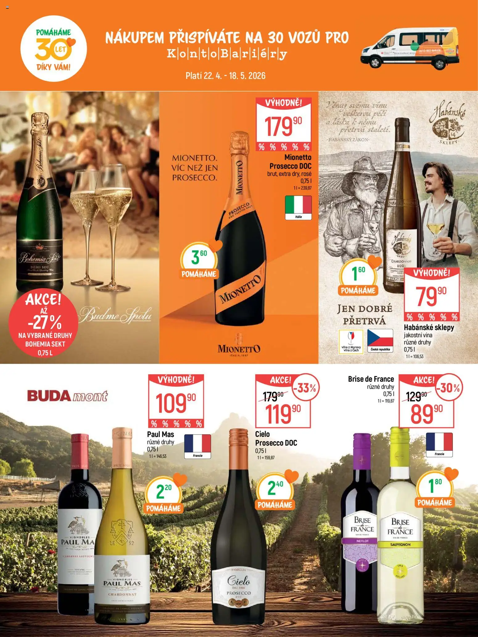 Globus leták - Plzeň od 22.04.2026 | Strana: 19 | Produkty: Bohemia sekt, Mionetto, Merlot, Sekt