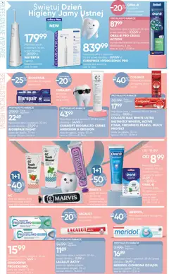 Pogląd oferty "Super-pharm gazetka" - ważna od 18.03.2026 | Strona: 4 | Produkty: Szczoteczka soniczna, Irygator, Lacalut, Pasta do zębów