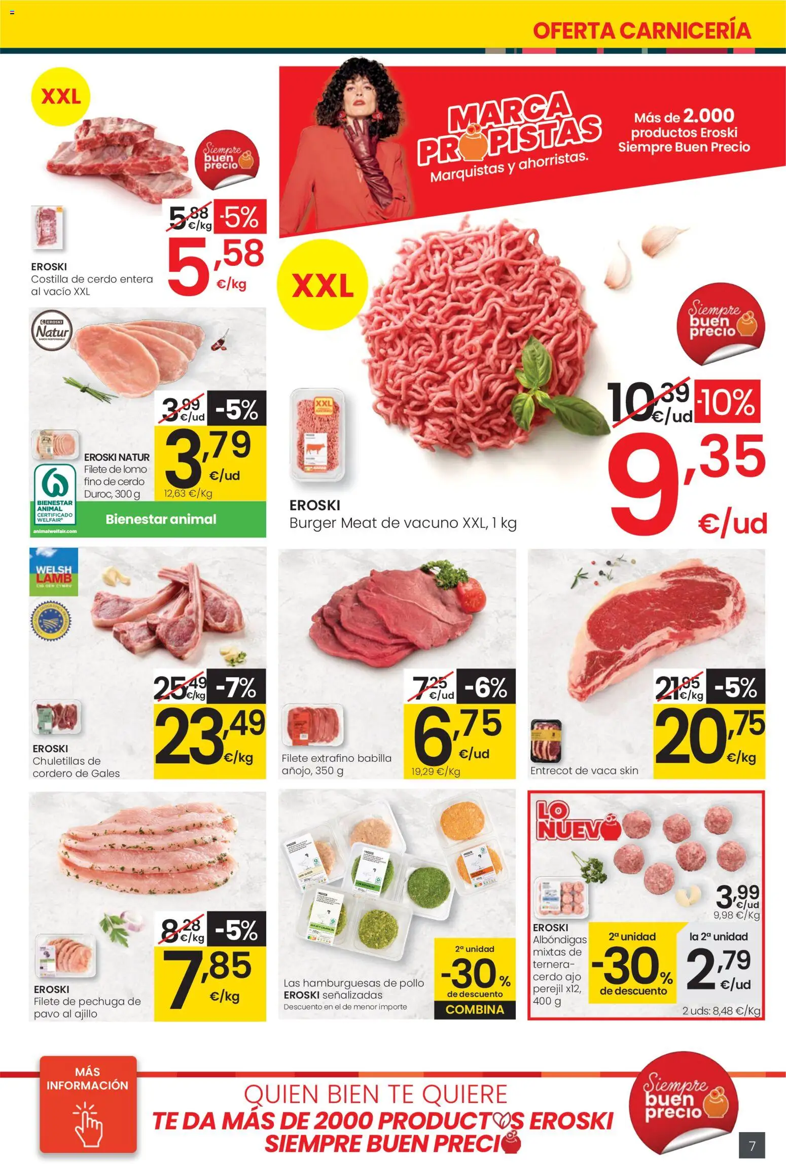 Eroski - Center │ válido desde el 30.10.2025 | Página: 7 | Productos: Cerdo, Té, Costilla de cerdo, Φίλτρο καφέ