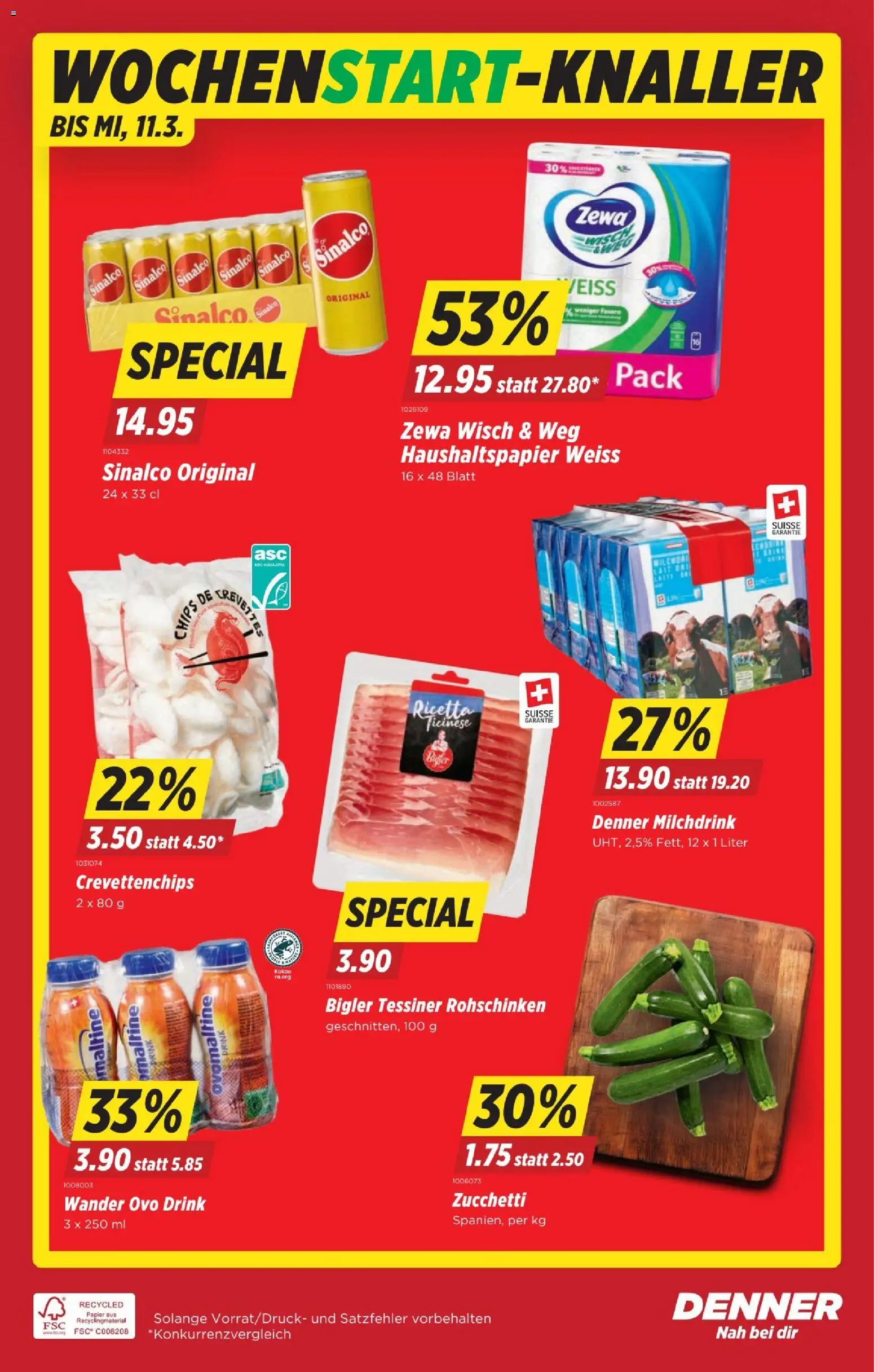 Denner aktionen – gültig ab 05.03.2026 | Seite: 20 | Produkte: Chips