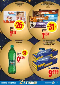 E.leclerc katalog │ velja od 18.06.2025 | Stran: 5 | Izdelki: Cokolada