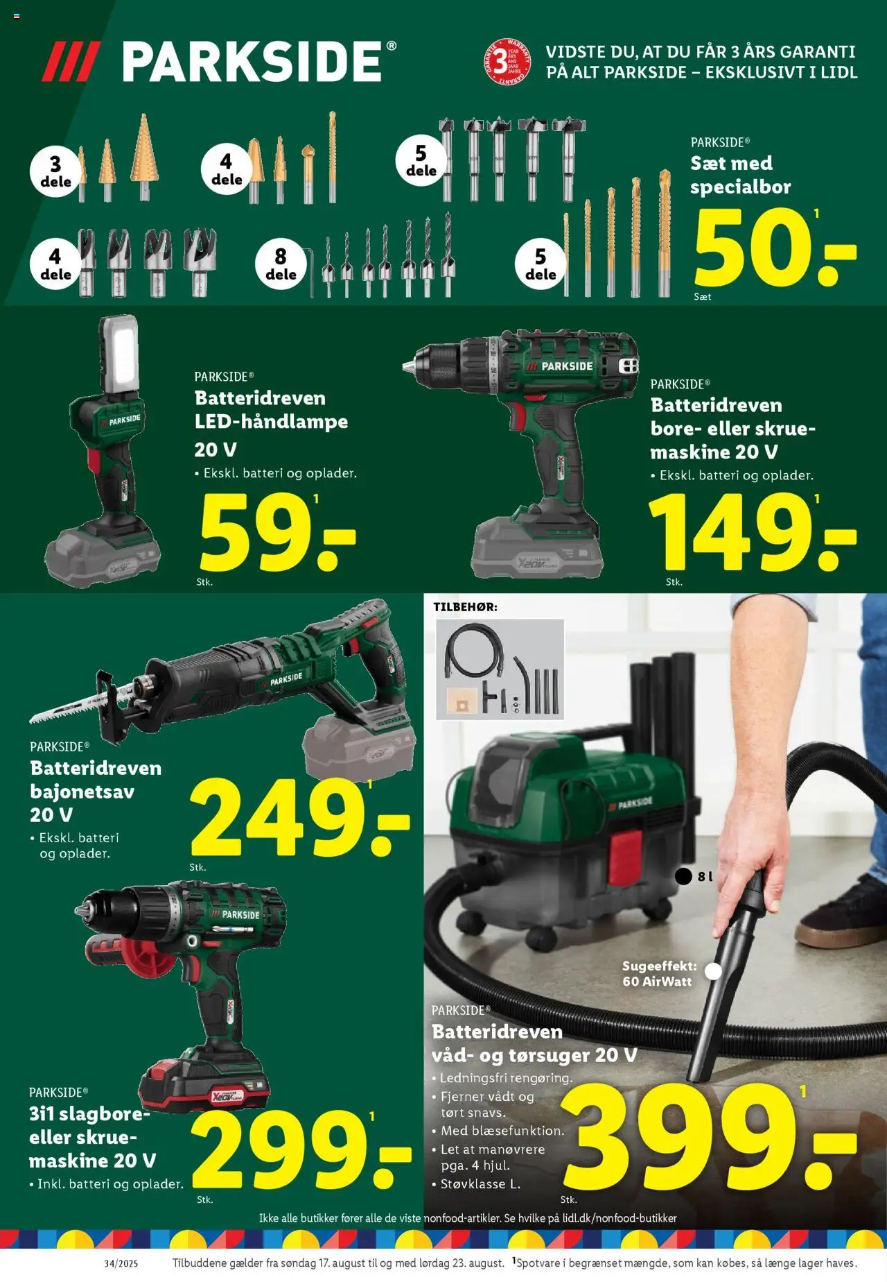Lidl Tilbudsavis gyldig fra 17.08.2025 | Side: 18 | Produkter: Søm, Skrue, Batteri