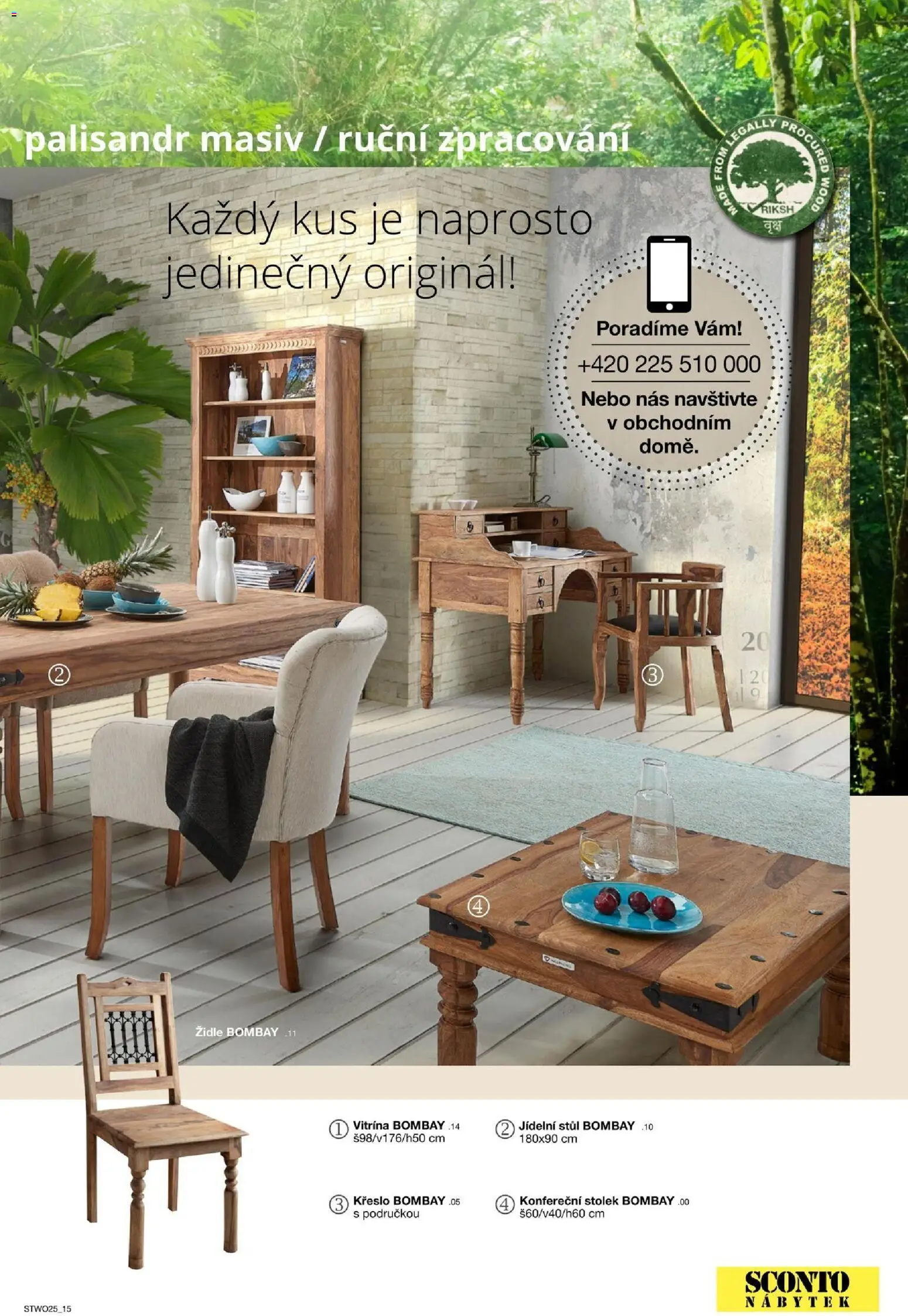 Sconto nábytek katalog - Nábytek z masivu od 01.01.2026 | Strana: 15