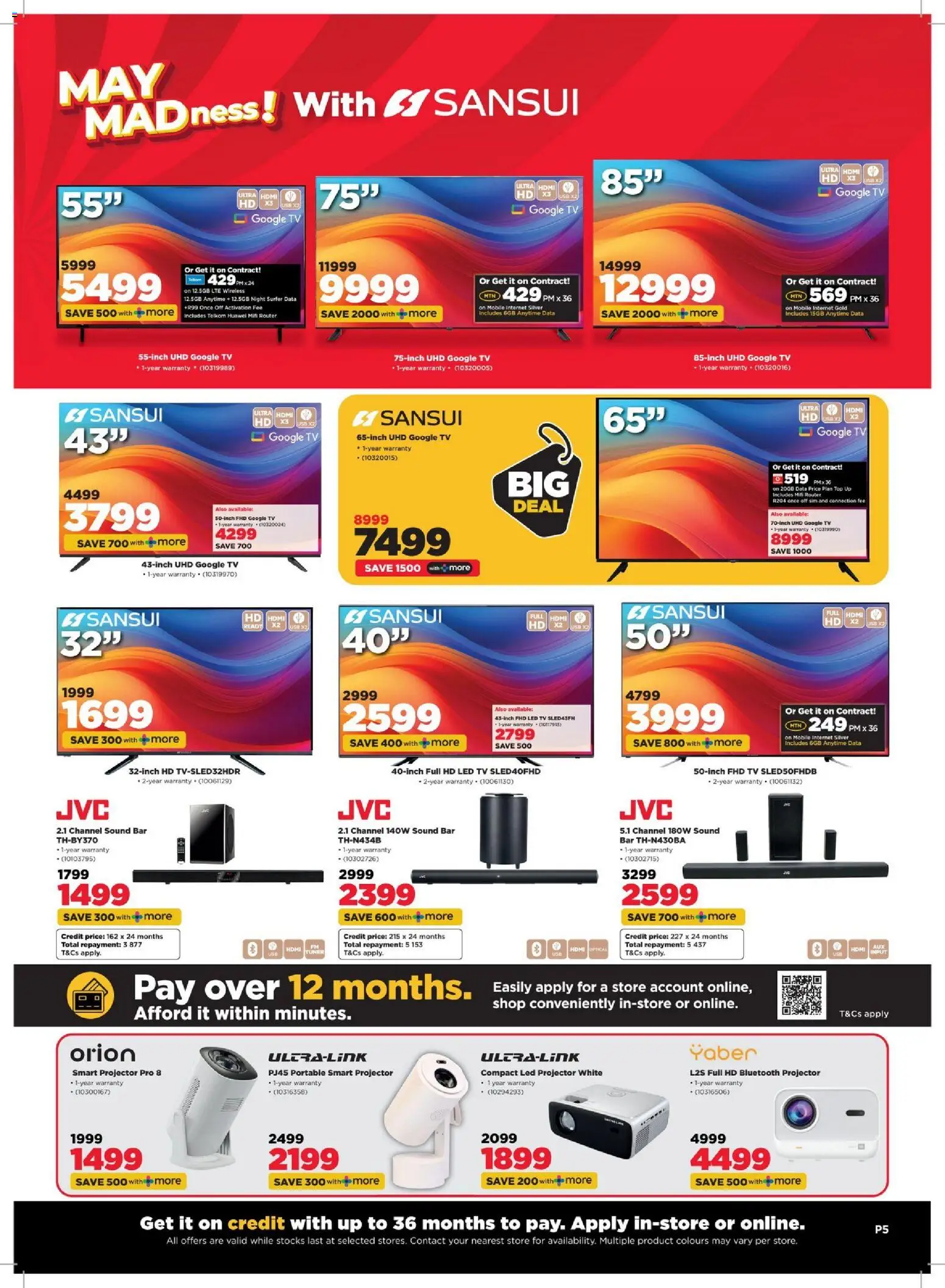 New HiFi Corp catalogue – valid from 29.04.2026 | Page: 5 | Products: Data, Router, USB, TV