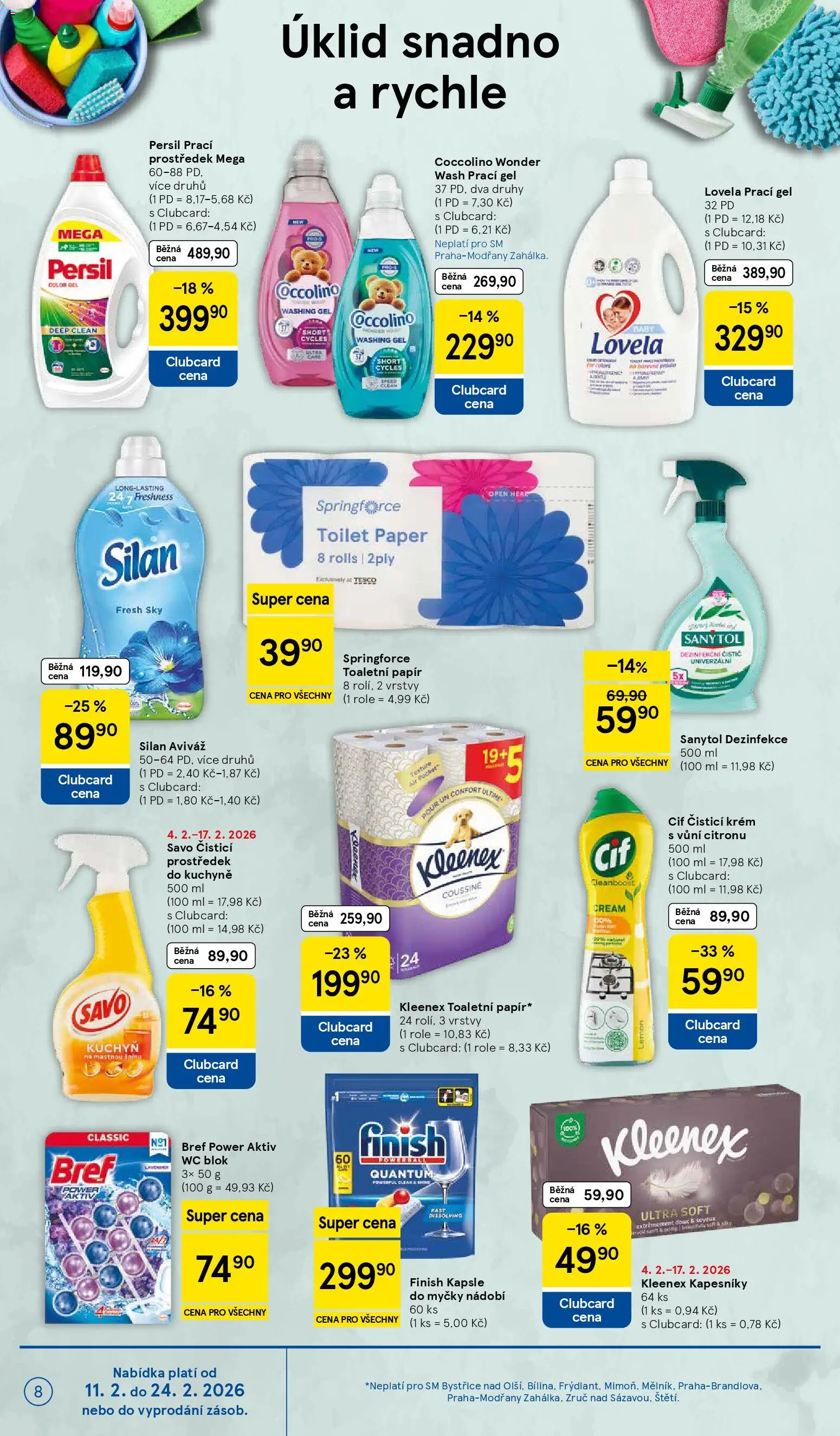 Tesco leták - Supermarket od 11.02.2026 | Strana: 8