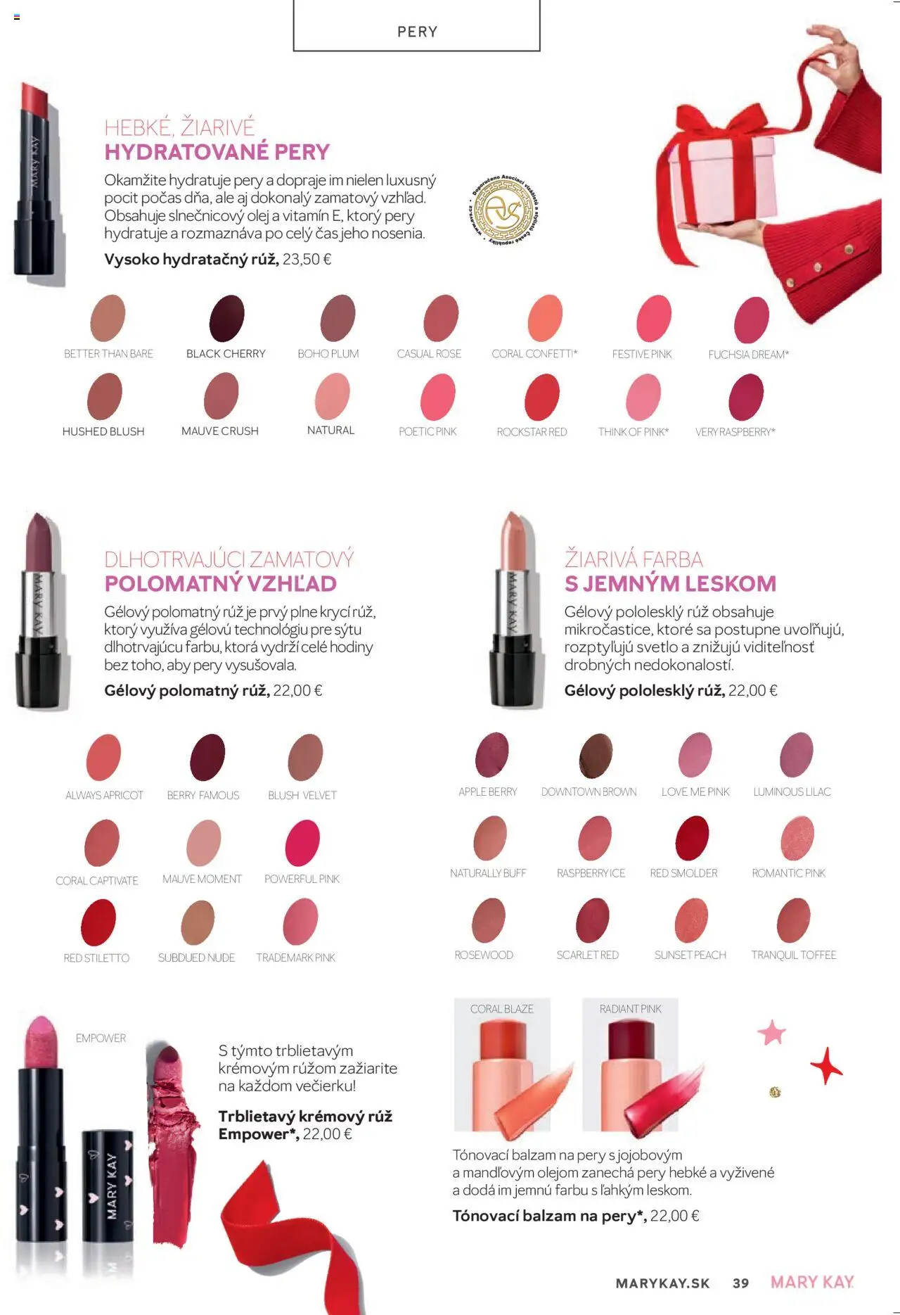 Nové Mary Kay akcie – leták je platný od 01.10.2025 | Strana: 39 | Produkty: Hodiny, Svetlo, Slnečnicový olej
