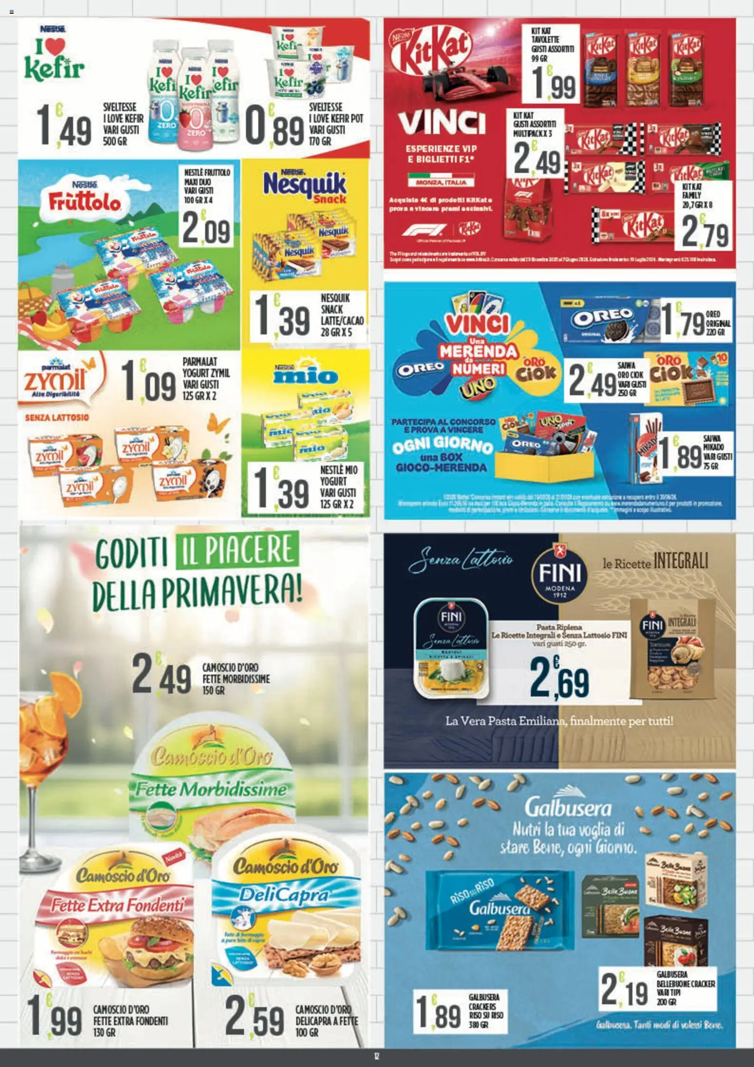 Volantino Euroesse del 07.04.2026 | Pagina: 12 | Prodotti: Yogurt, Riso, Pasta, Crackers