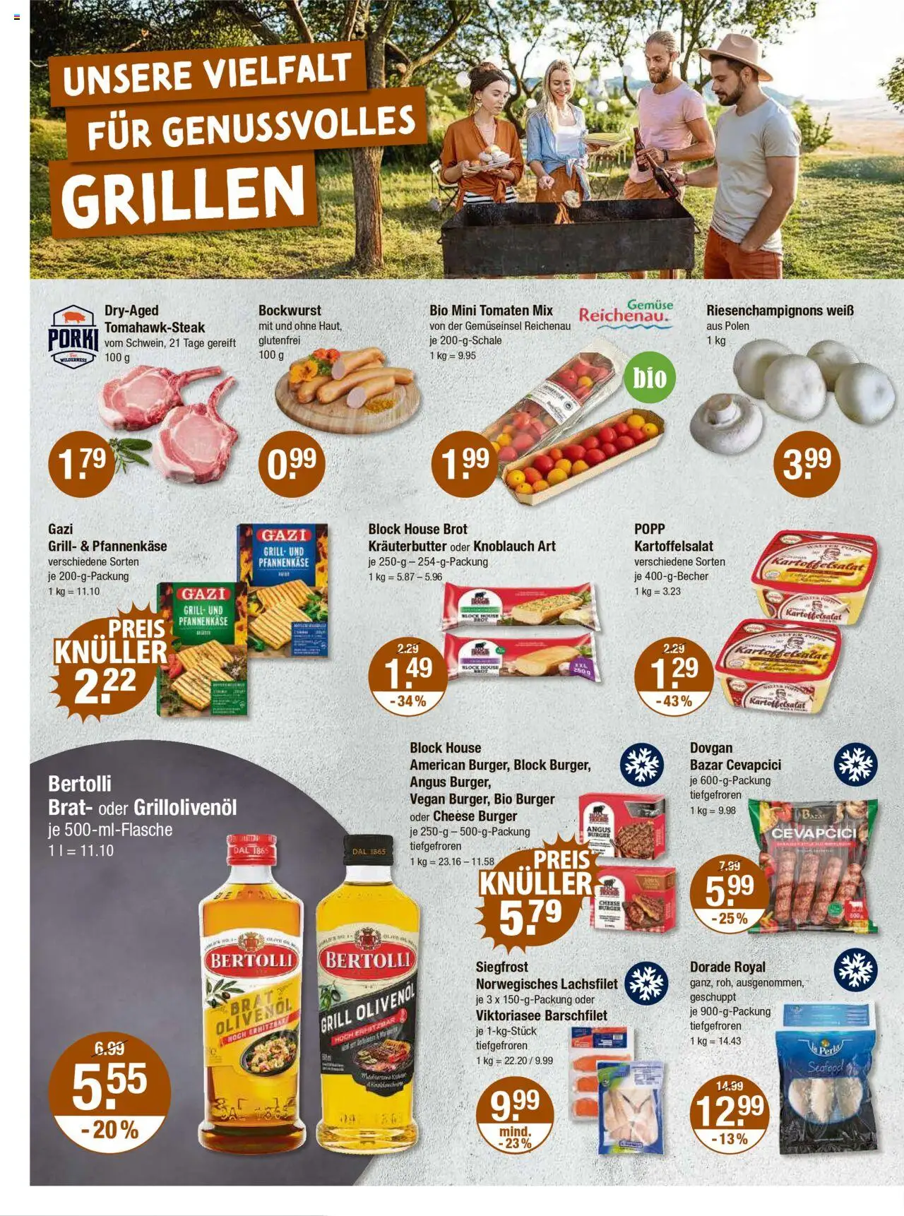 V-Markt - Hallertau/Oberpfalz - gültig ab dem 31.07.2025 | Seite: 12 | Produkte: Grill, Cevapcici, Kräuterbutter, Knoblauch