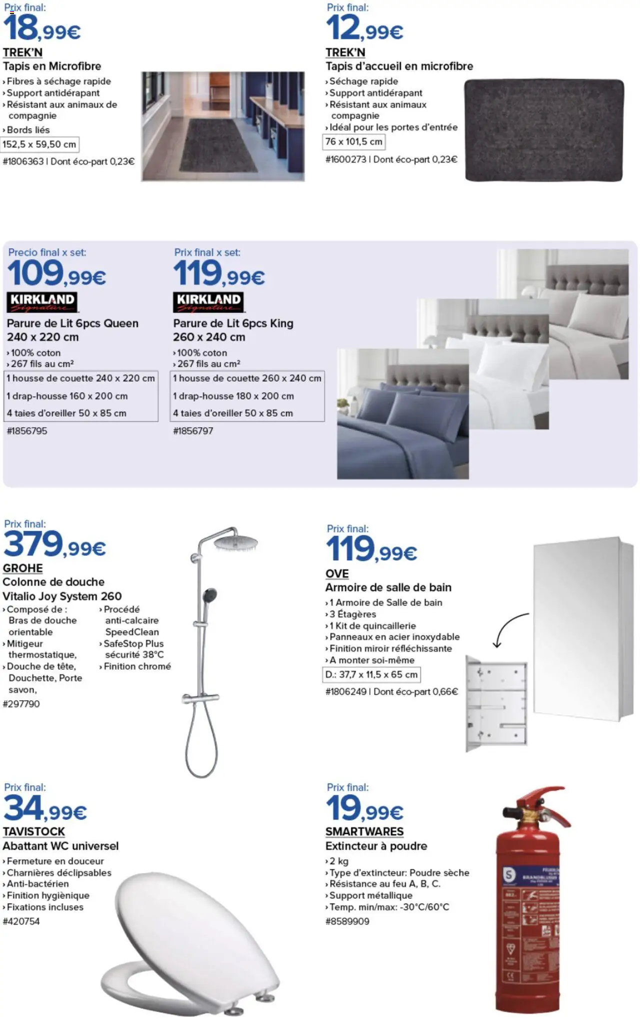  | Page: 2 | Produits: Coton, Lit, Portes, Douche