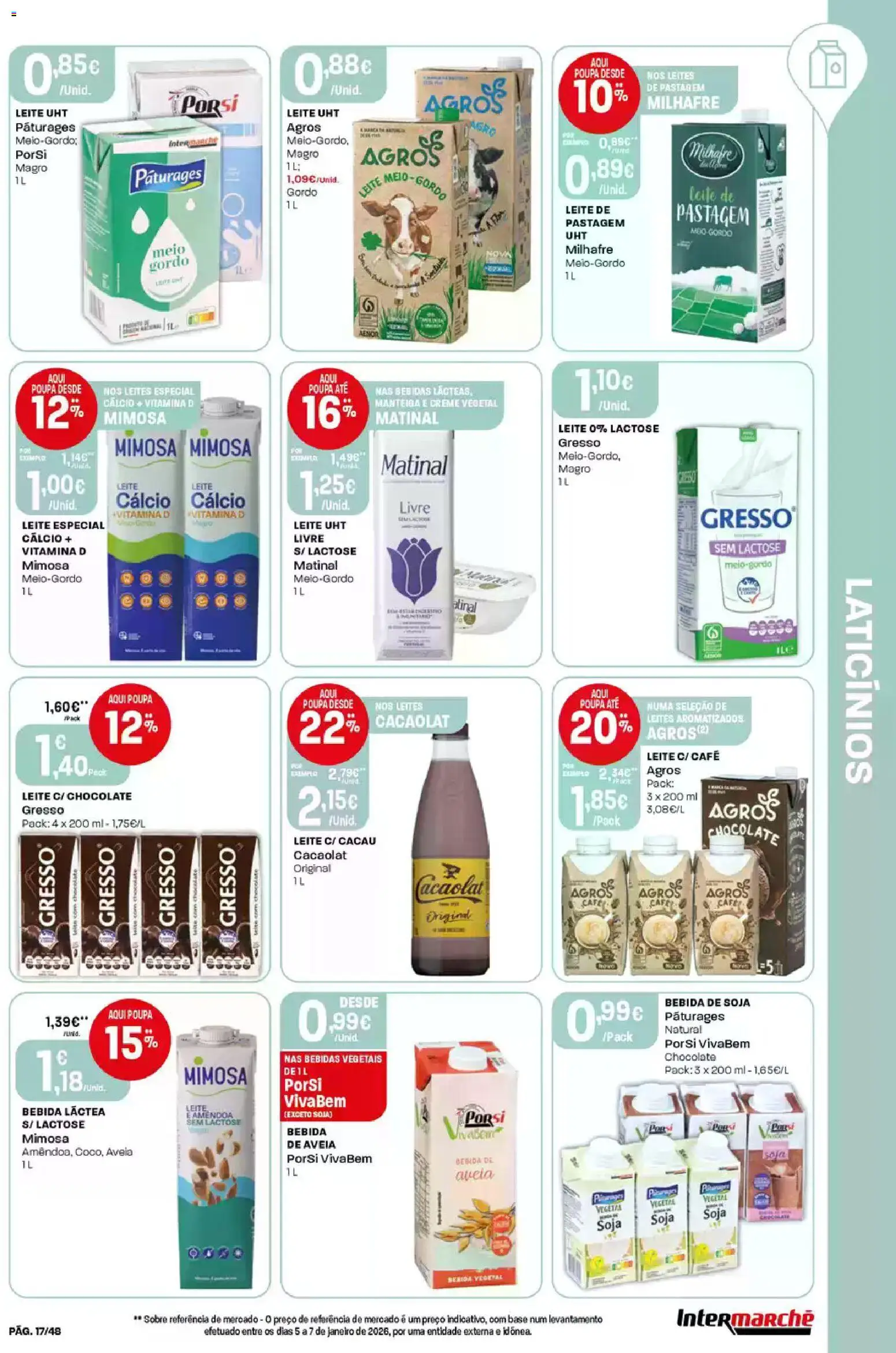 Intermarché folheto │ válido de 12.02.2026 | Página: 17 | Produtos: Soja, Café, Chocolate, Creme