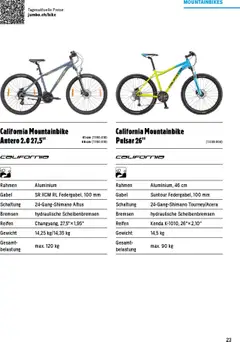Jumbo Aktionen Dein Velo 2025 ab 21.02.2025 gültig | Seite: 23 | Produkte: Mountainbike, Gewicht