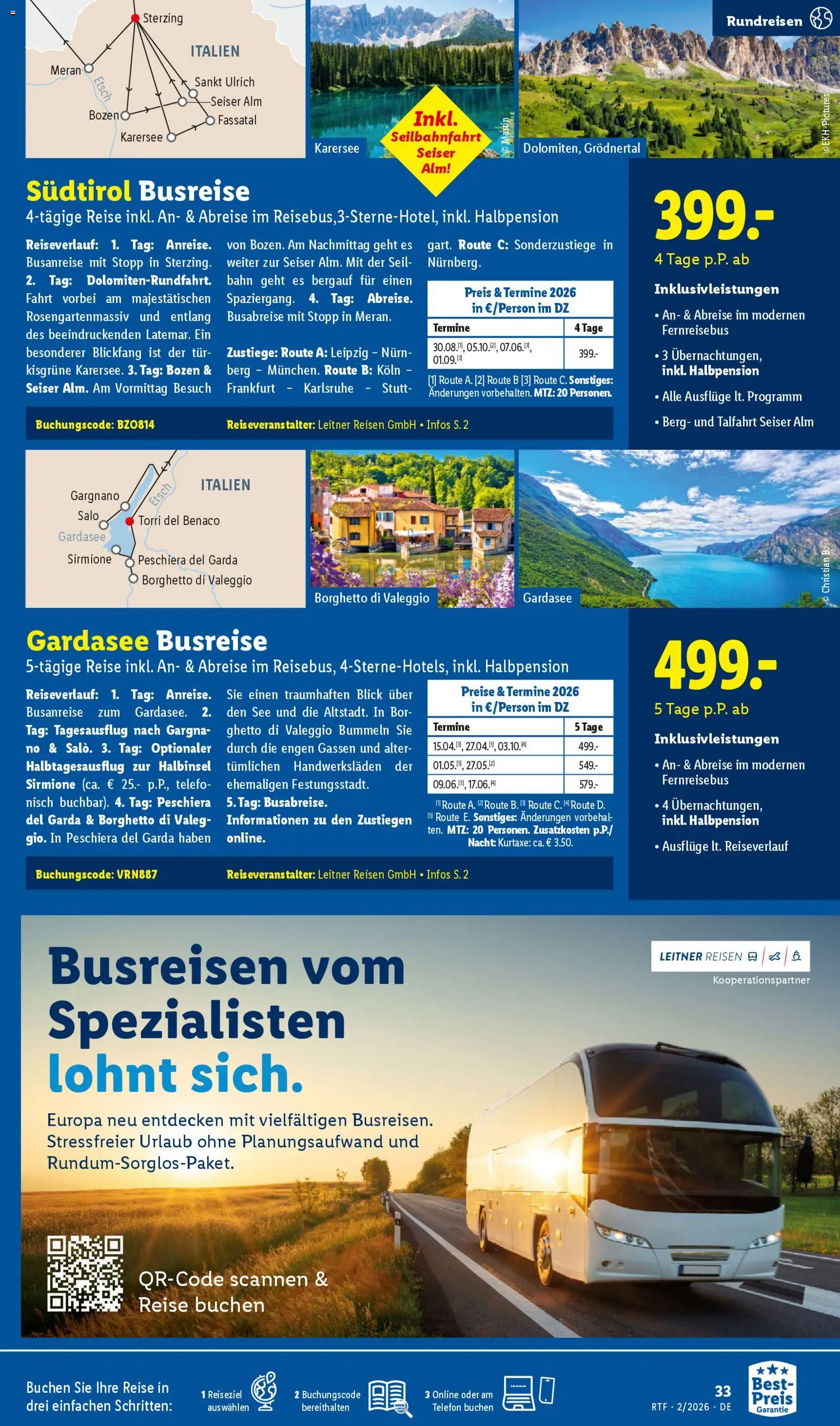 Lidl Reisen Prospekt 	 – gültig ab 14.02.2026 | Seite: 33 | Produkte: Tür, Telefon