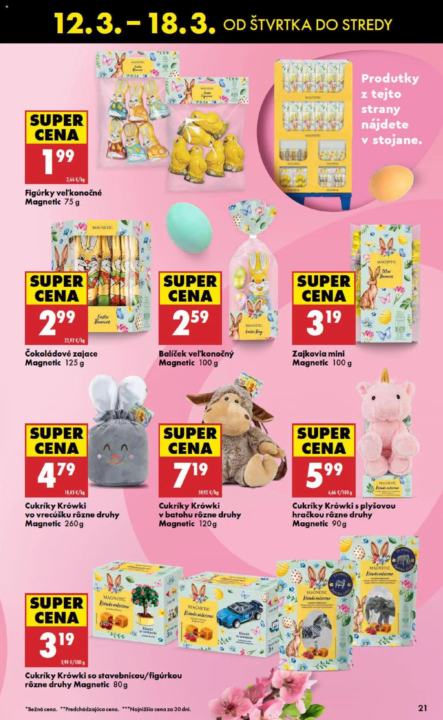 Nové Biedronka akcie – leták je platný od 12.03.2026 | Strana: 21 | Produkty: Cukríky