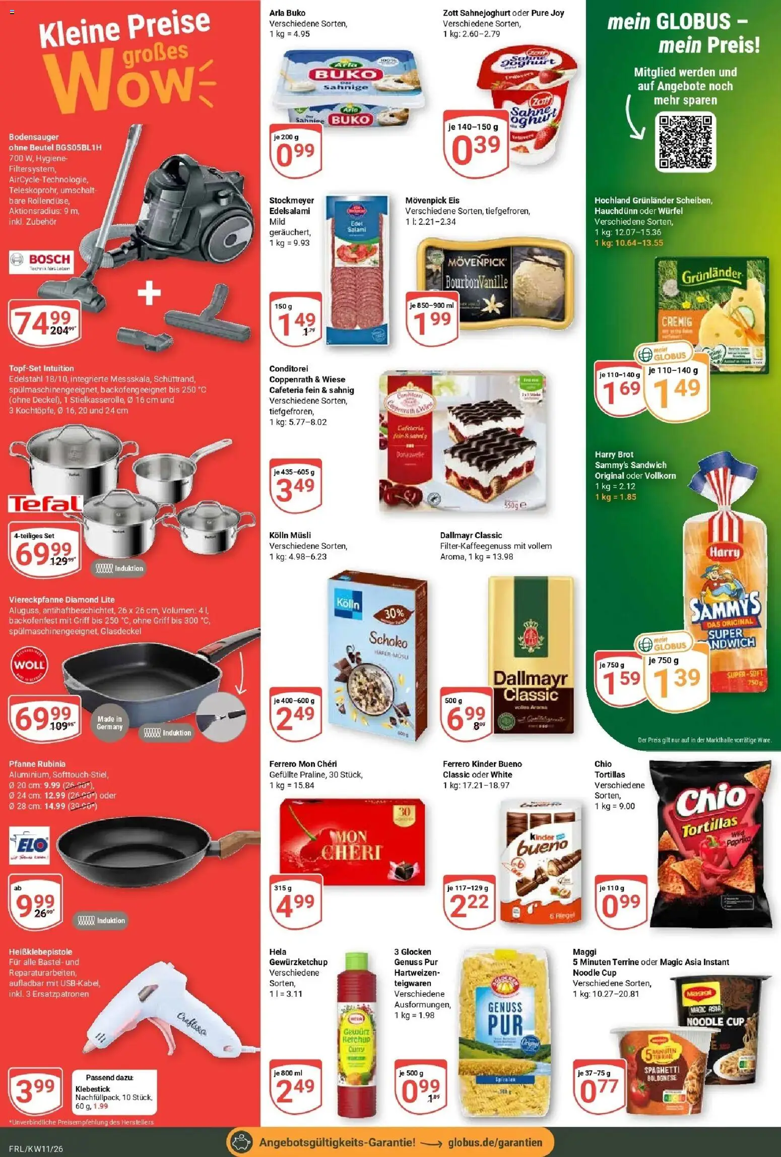 Globus prospekt Freilassing	 – gültig ab 09.03.2026 | Seite: 2 | Produkte: Kolln musli, Maggi, Eis, Mon cheri