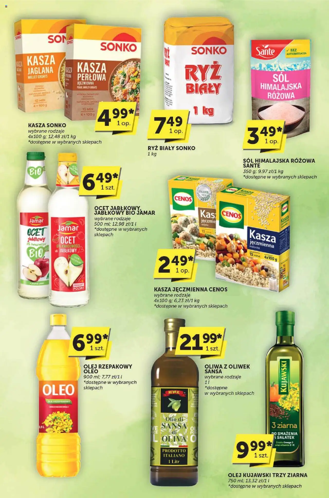 Groszek Gazetka - Katalog od 21.08.2025 | Strona: 11 | Produkty: Oliwa z oliwek, Olej kujawski, Sól himalajska, Ryż