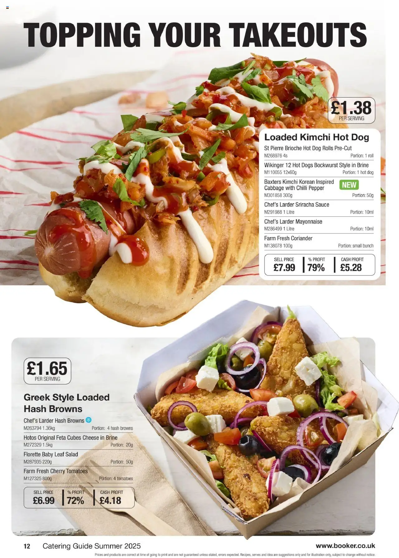  | Page: 12 | Products: Sauce, Chilli, Feta, Salad