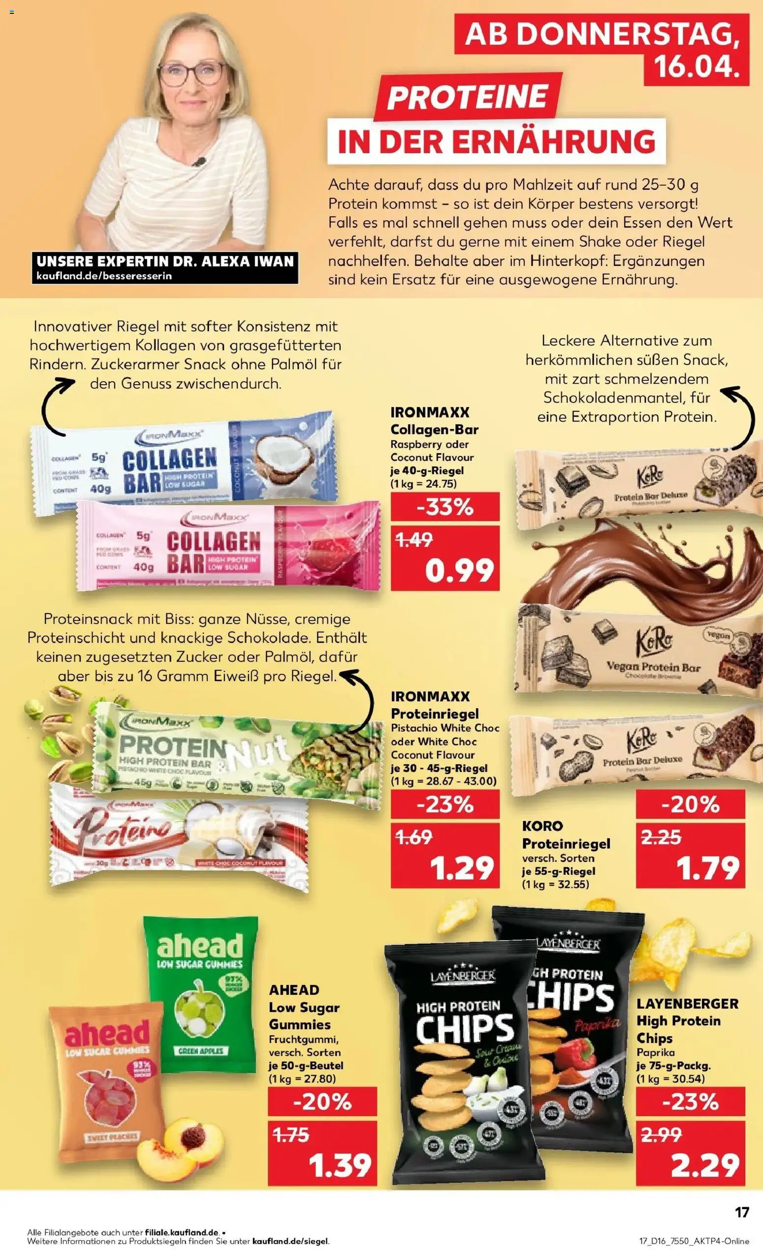 Kaufland Prospekt Dreieich	 – gültig ab 16.04.2026 | Seite: 17 | Produkte: Paprika, Zucker, Chips